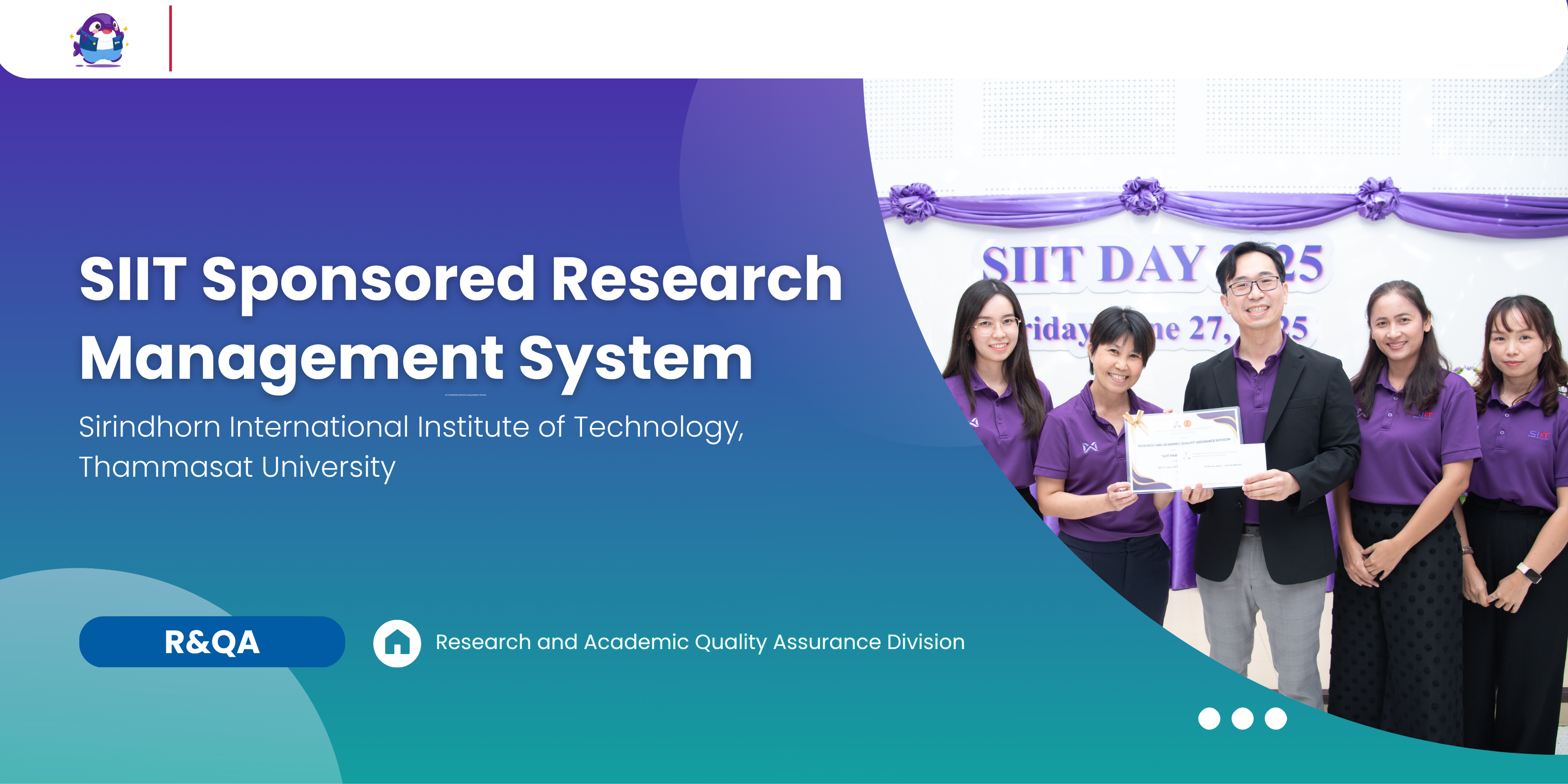 SIIT Sponsored Research Management System